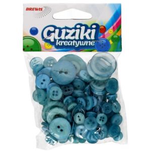 Guziki Brewis 40g Mix Niebieskie